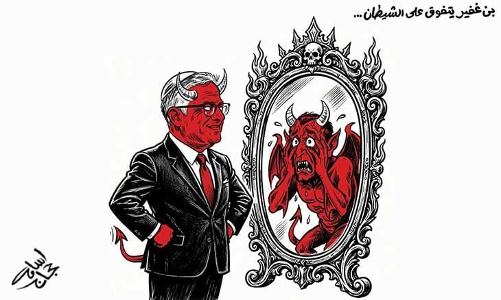 بن غفير يتفوق على الشيطان